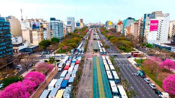 Postal de la caravana de