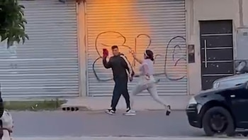 El homicida se ríe mientras