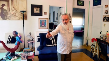 El muralista fue reconocido por