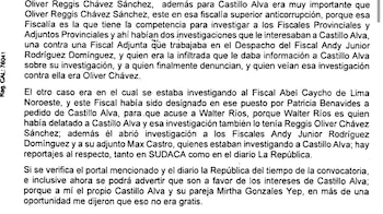 Declaración de Jaime Villanueva.
