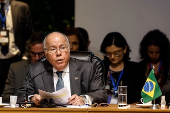 Mauro Vieira, canciller de Brasil,