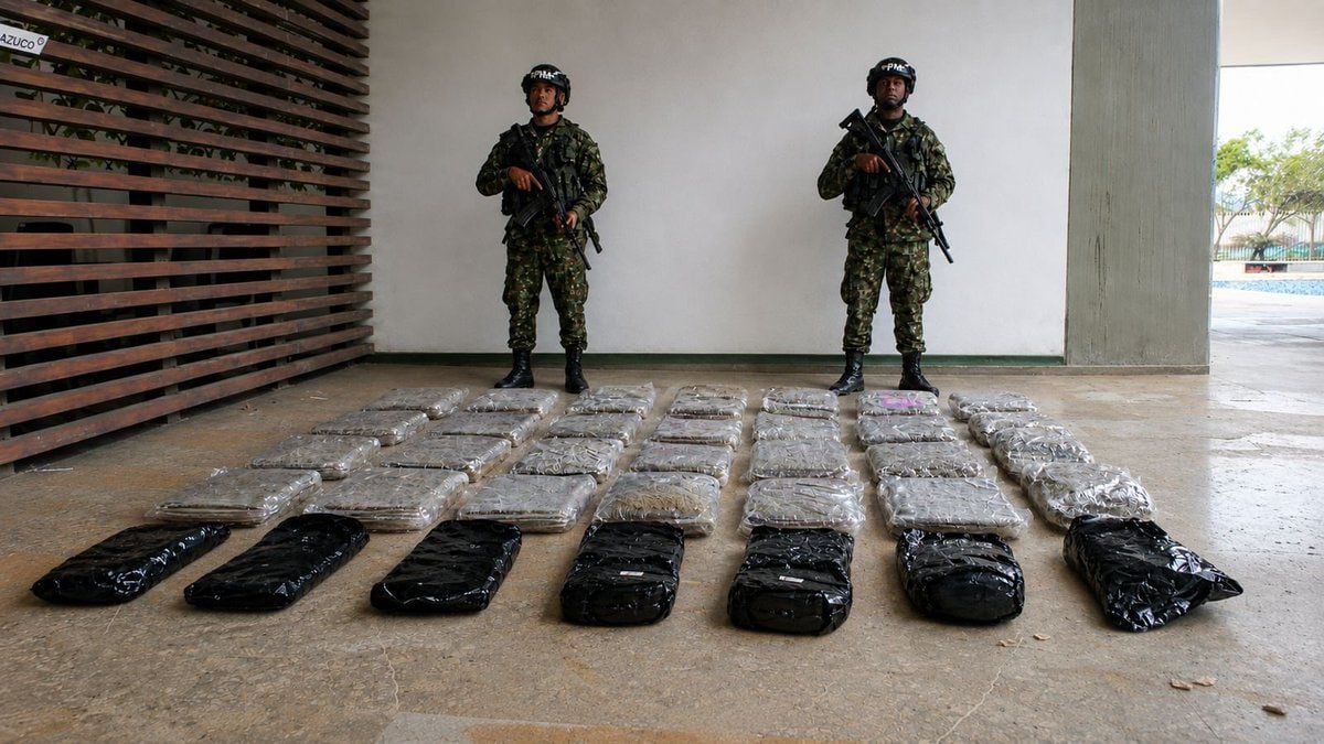 Incautan droga lista para ser movilizada en el municipio de Yumbo - crédito @COL_EJERCITO/X