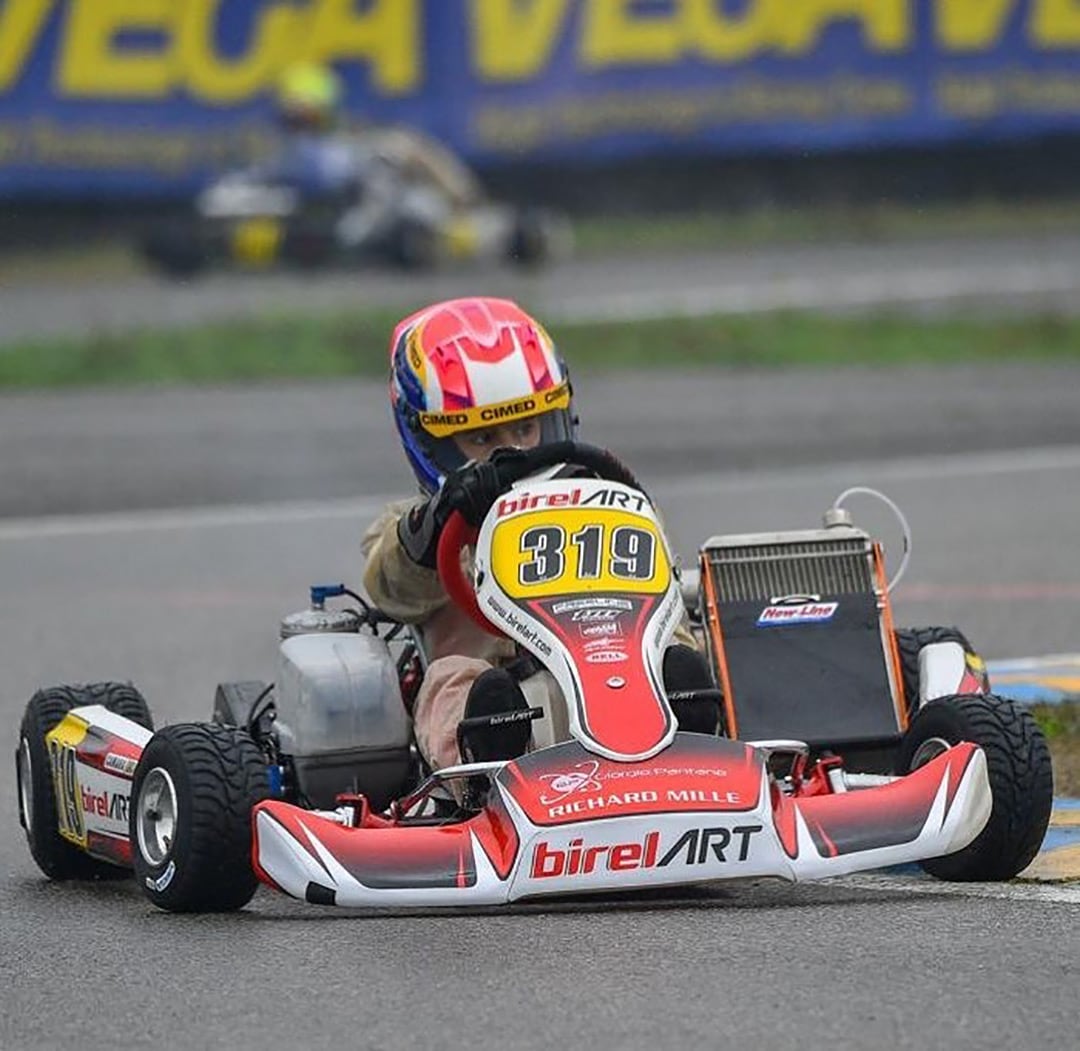 Sus éxitos en el karting europeo fueron el trampolín hacia los monopostos (Crédito: IG @rafaccamara88)
