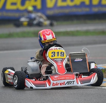 Sus éxitos en el karting europeo fueron el trampolín hacia los monopostos (Crédito: IG @rafaccamara88)