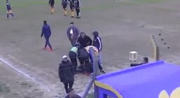 Qué dice el parte policial sobre la brutal agresión que sufrió Luis Ventura en un partido de Primera C