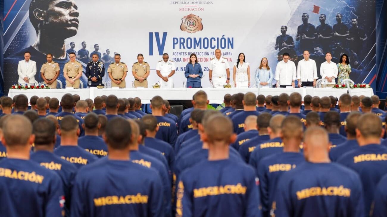 El Gabinete de Política Social graduó a 1.032 jóvenes del programa Oportunidad 14-24 en el Cibao, donde la iniciativa ya alcanzó 9.542 egresados. (Cortesía: Presidencia de la República Dominicana)