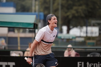 Luciano Ambrogi festeja el pase a la final (Crédito: Omar Rasjido / Prensa AAT)