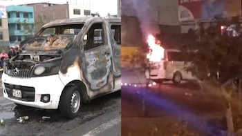 Colectivero murió calcinado tras ataque a su miniván en Los Olivos: tres investigados afrontarán 18 meses de prisión preventiva