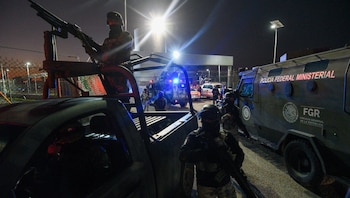 Operativo de seguridad durante traslado