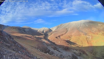 El cráter, ubicado en la