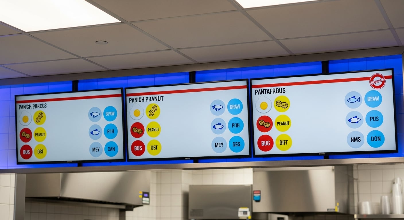 La obligación sobre alérgenos en restaurantes de California será permanente y modificará menús impresos y otros soportes de venta visibles para el cliente (Imagen Ilustrativa Infobae)