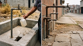 En Guatemala, la disminución de lluvias reduce el suministro de agua en Mixco, Santa Catarina Pinula y la capital