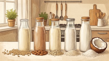 Leches vegetales: lo que hay que tener en cuenta para elegir la mejor opción, según expertos