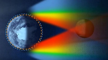 El color rojizo que adopta