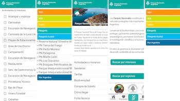 Las opciones que da la