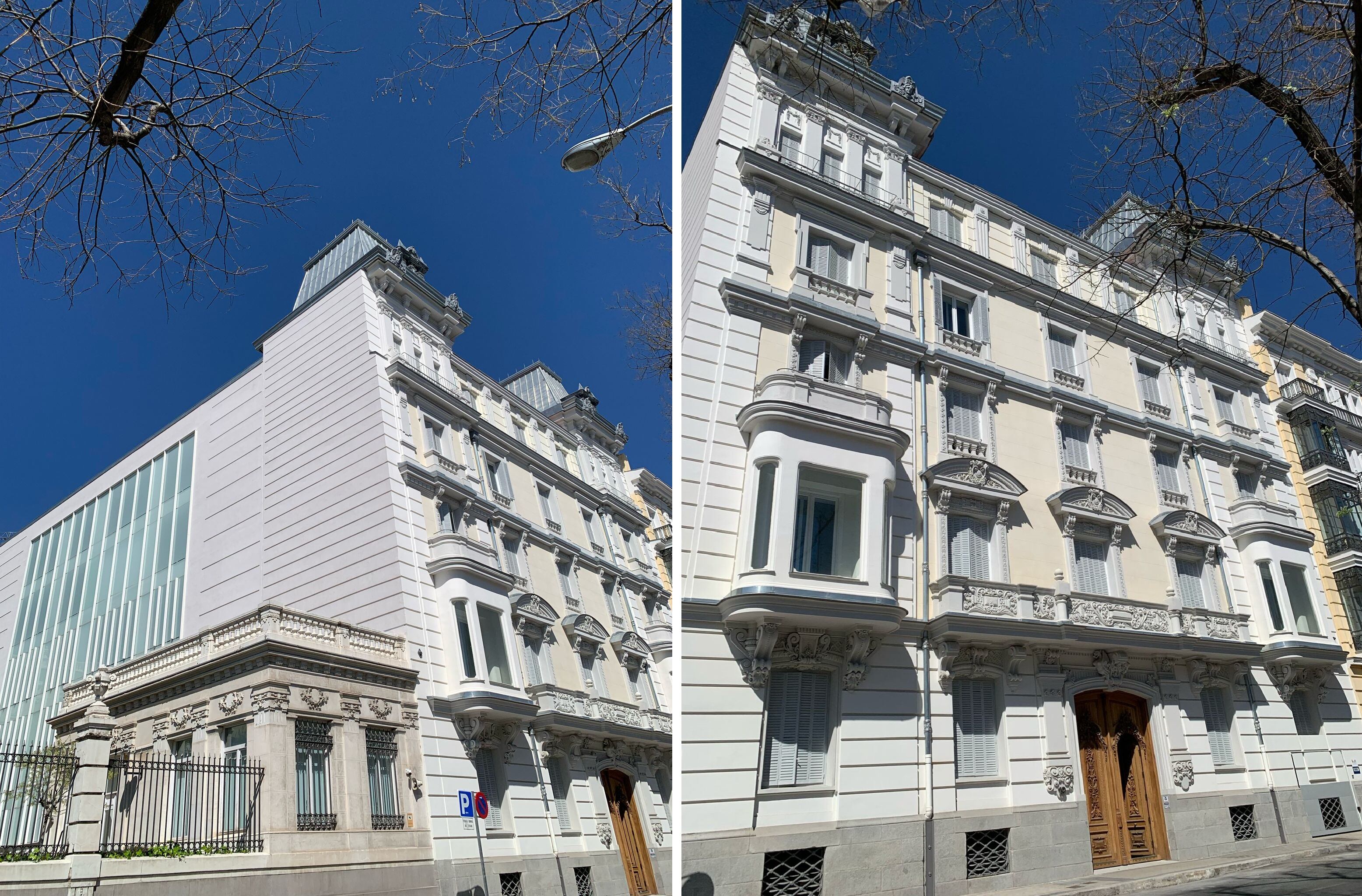 El edificio rehabilitado de Castellana 19.
