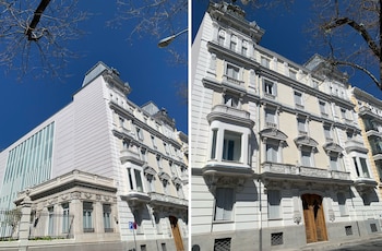 El edificio rehabilitado de Castellana