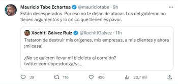 Tabe criticó la denuncia de Morena. | Captura de pantalla