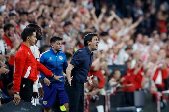 Andoni Iraola en el juego