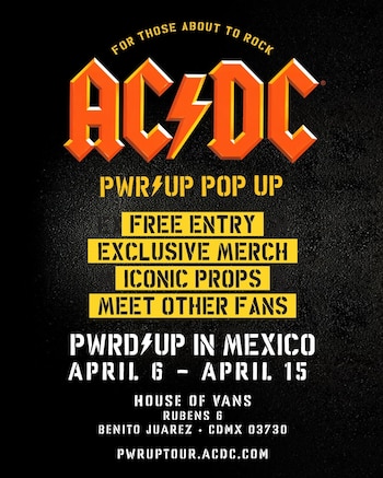 Mercancía oficial de la agrupación se venderá a todo el público.