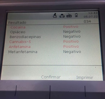 El test de drogas que