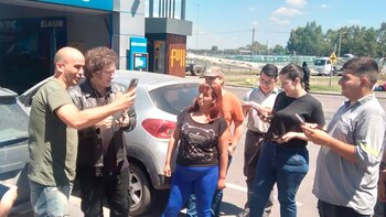 Javier Milei fue a cargar