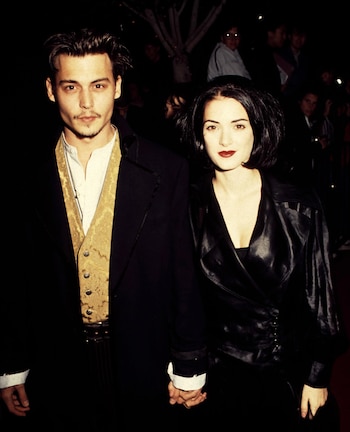Johnny Depp y Winona Ryder,