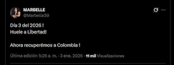 La cantante celebro la captura