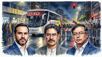 De la Espriella arremetió contra manifestantes del Pacto Histórico por bloquear el bus de la selección Colombia: “Levantan banderas guerrilleras”