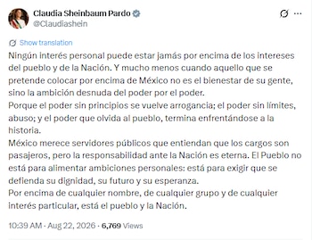 Claudia Sheinbaum-Rocha Moya