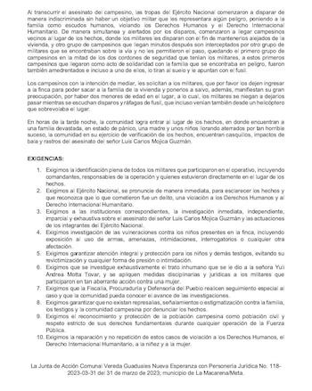 - crédito JAC Vereda Guaduales Nueva Esperanza