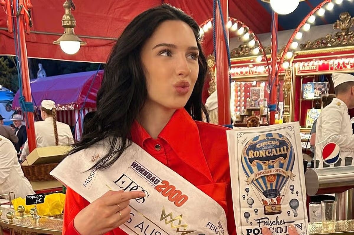 Lucia Sisic conservaba el título de Miss Austria 2024 al momento de su fallecimiento (Redes sociales/The Mirror)