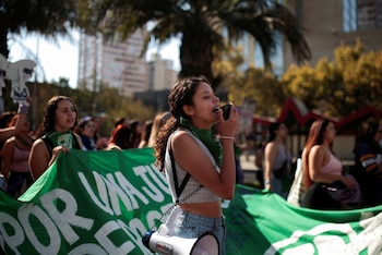 Mujeres en Santiago de Chile