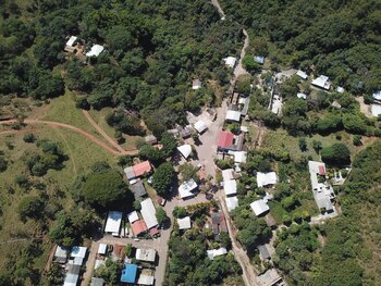 Fotografía aérea del caserío El