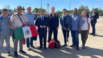 Fueron cinco connacionales acompañdos de