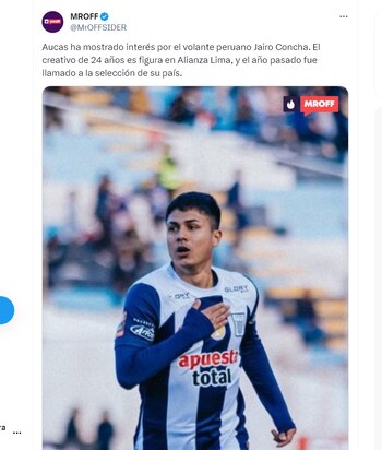 Publicación del medio ecuatoriano afirmando