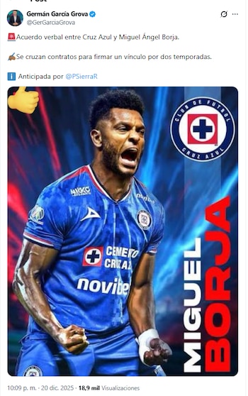 El posteo de Germán García