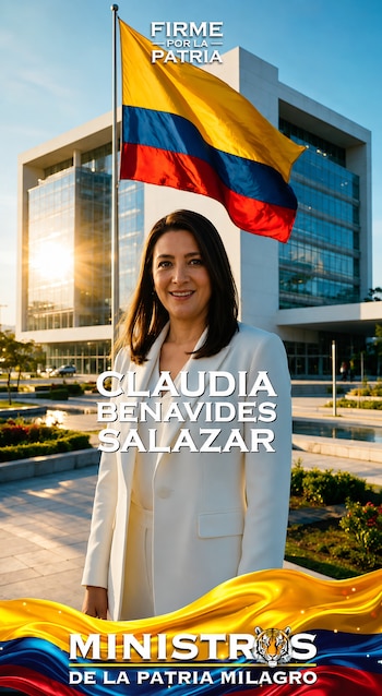 Claudia Benavides Salazar, designada ministra de Ciencia