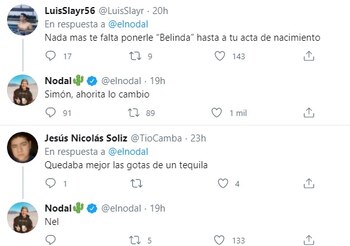 Nodal no se quedó callado