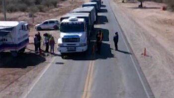 El camionero fue detenido en