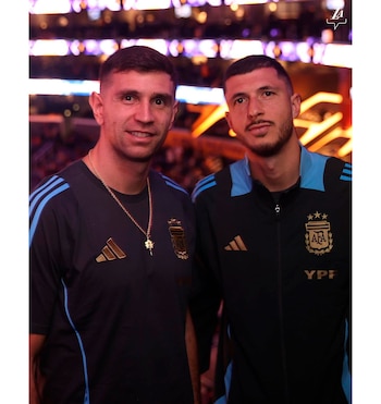 Emiliano posó junto a Guido