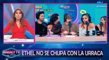 Magaly Medina de Ethel Pozo: “Ele está livre agora, não há desculpa para ele não voltar”. Captuyra: Magaly TV La Firme.