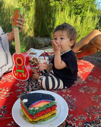 Cumple hijo de Calu Rivero y Aito de la Rua