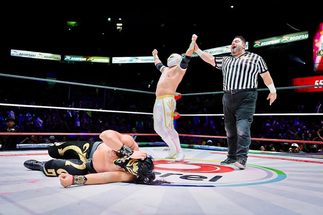El Rey de Plata y Oro fue el vencedor del gran mano a mano. (Instagram / CMLL)