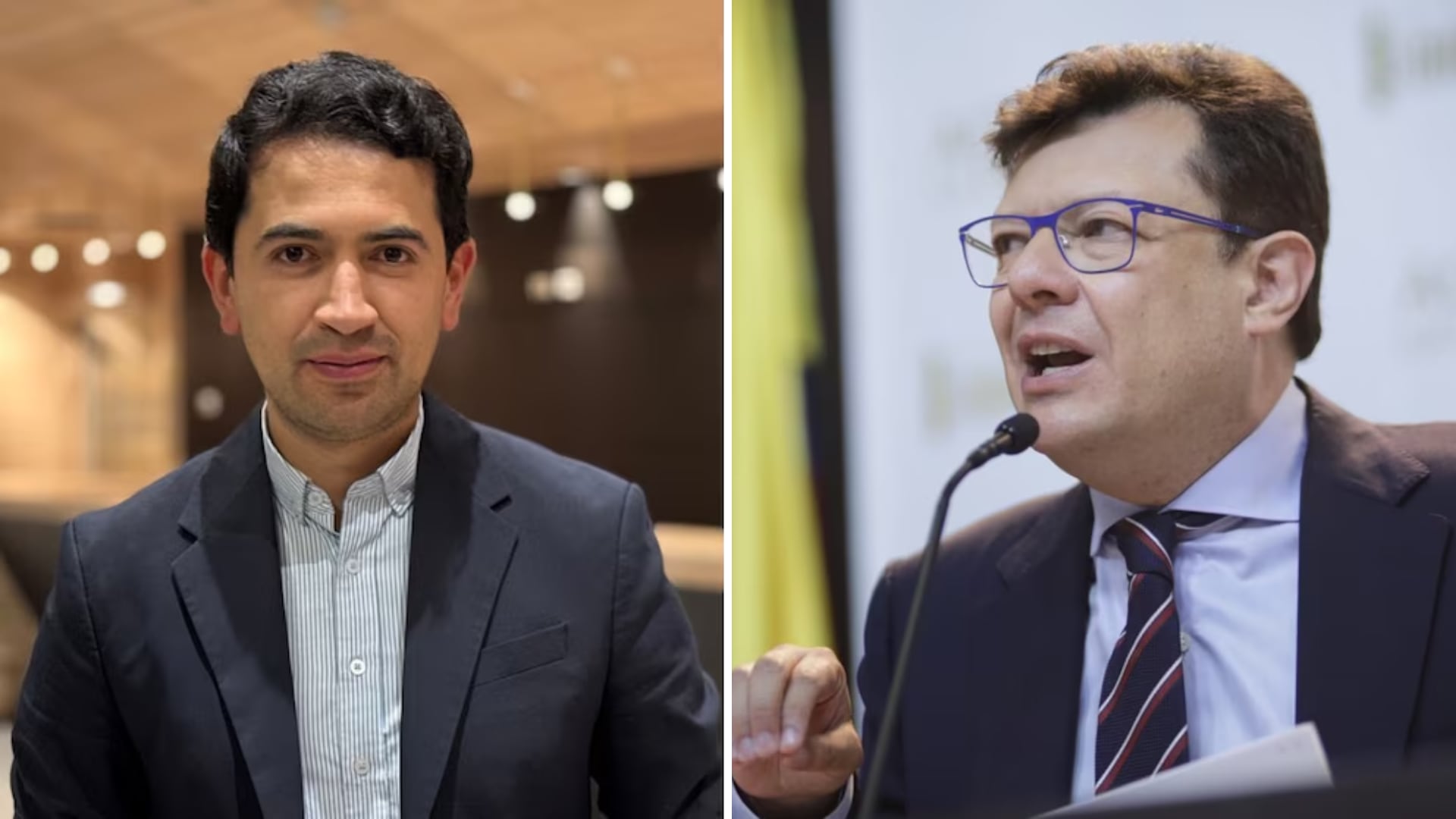 El choque entre Daniel Briceño y Hollman Morris se da después de que conociera la supuesta orden para obtener ilegalmente información de un concejal de Bogotá - crédito Daniel F. Briceño/Facebook - Colprensa