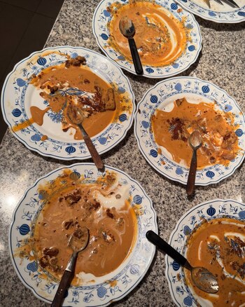 La evidencia de una cena