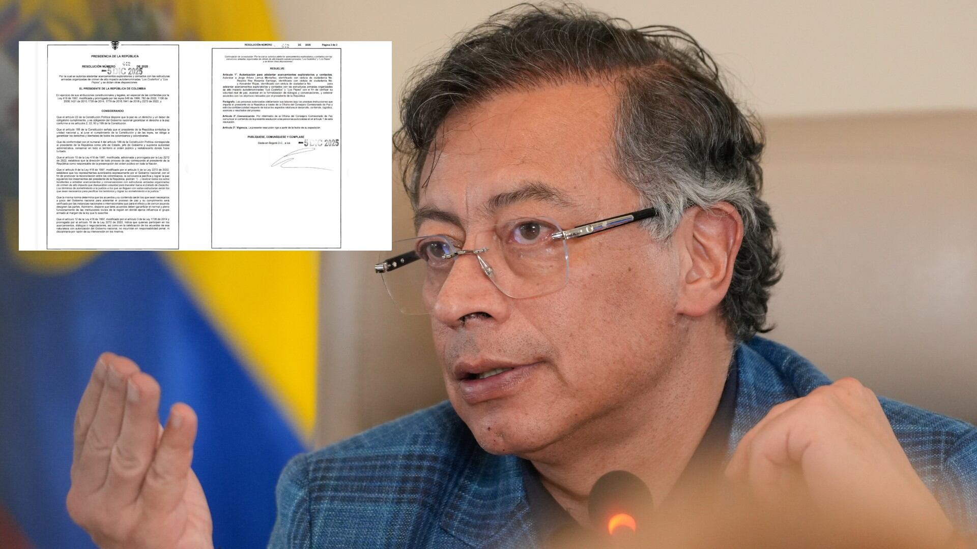 El presidente Gustavo Petro destacó que el proceso de paz urbana ha reducido la tasa de homicidios en Barranquilla - crédito Presidencia