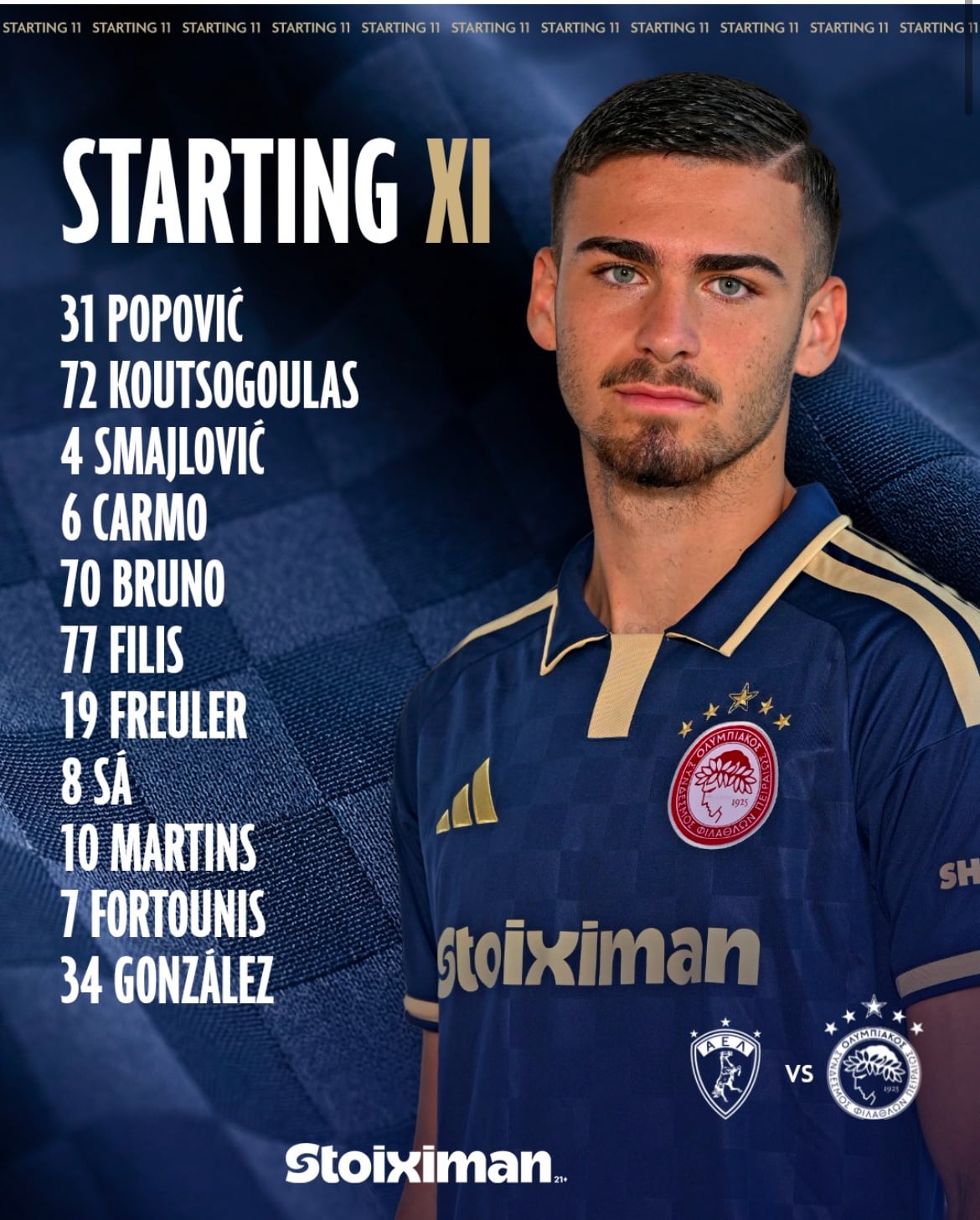 Hormiga vivirá su primera titularidad con el Olympiacos. (Olympiacos FC)