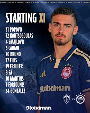 Hormiga vivirá su primera titularidad con el Olympiacos. (Olympiacos FC)