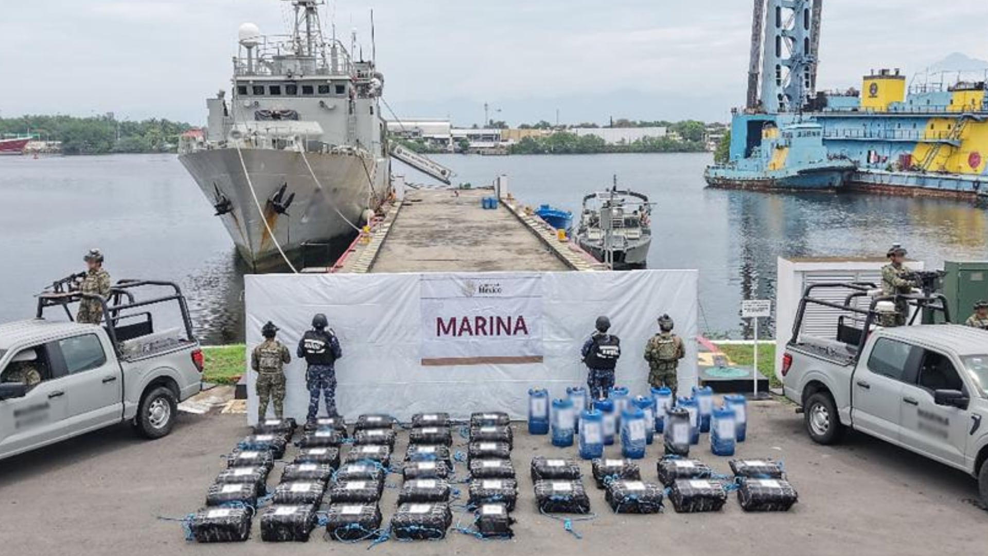 Asegura Marina más de 248 millones de pesos en cocaína en el Pacífico mexicano